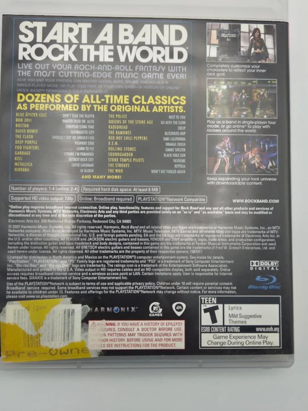 PS3 Rock Band Bundle + Beatles Rock Band & Sports Champions